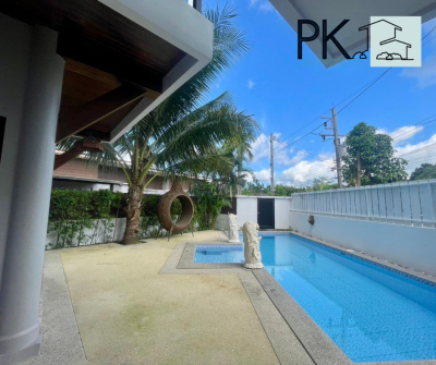 12R0210 ให้เช่า pool villa 3 ห้องนอน 3 ห้องน้ำ ราคา 50,000/เดือน โซนถลาง