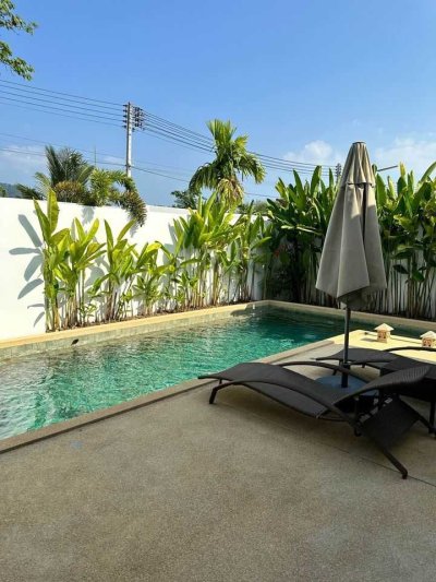 12R0291 This pool villa 3 bedroom 2 bathroom 130,000/month at thalang