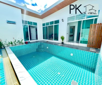 12R0312 ให้เช่า pool villa 2ห้องนอน 2ห้องน้ำ ราคา 50,000/เดือน โซนถลาง