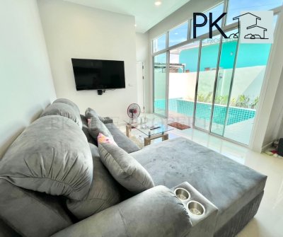 12R0312 ให้เช่า pool villa 2ห้องนอน 2ห้องน้ำ ราคา 50,000/เดือน โซนถลาง