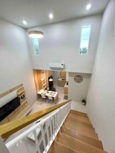 12R0337 ให้เช่าบ้านแฝดสองชั้น 2ห้องนอน 2ห้องน้ำ ราคา 45,000/เดือน โซนถลาง