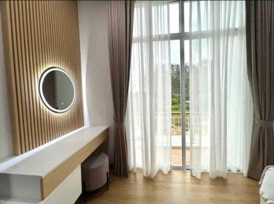 12R0337 ให้เช่าบ้านแฝดสองชั้น 2ห้องนอน 2ห้องน้ำ ราคา 45,000/เดือน โซนถลาง