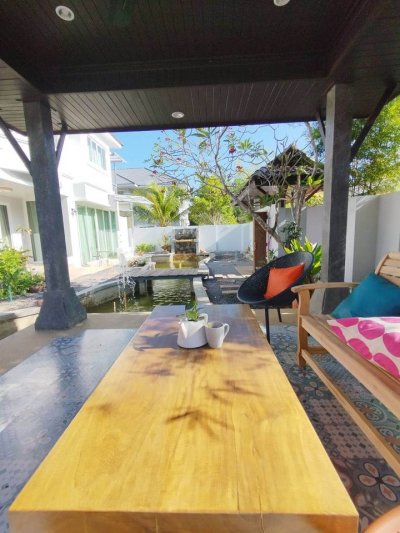 12R0343 ให้เช่า pool villa 4ห้องนอน 5ห้องน้ำ ราคา 90,000/เดือน โซนถลาง
