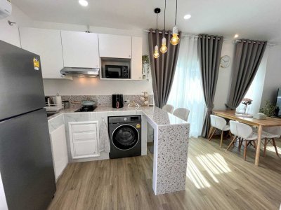 12R0347 ให้เช่าบ้านแฝดสองชั้น 2ห้องนอน 3ห้องน้ำ ราคา 43,000/เดือน โซนถลาง