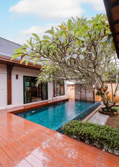 12R0353 ให้เช่า pool villa 2ห้องนอน 2ห้องน้ำ ราคา 75,000/เดือน โซนถลาง