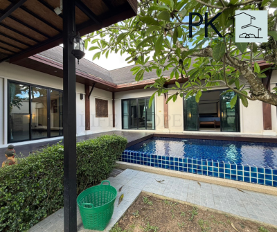 12R0353 ให้เช่า pool villa 2ห้องนอน 2ห้องน้ำ ราคา 75,000/เดือน โซนถลาง