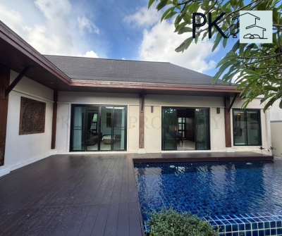 12R0353 ให้เช่า pool villa 2ห้องนอน 2ห้องน้ำ ราคา 75,000/เดือน โซนถลาง