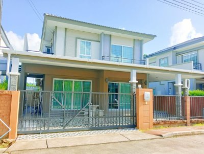 12R0370 ให้เช่าบ้านเดี่ยวสองชั้น 3ห้องนอน 2ห้องน้ำ ราคา 40,000/เดือน โซนถลาง