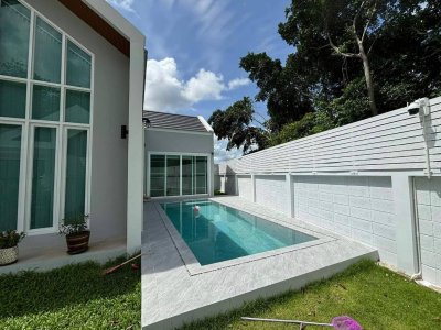 12R0374 ให้เช่า pool villa 3ห้องนอน 3ห้องน้ำ ราคา 65,000/เดือน โซนถลาง