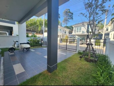 12R0376 ให้เช่าบ้านเดี่ยวสองชั้น 3ห้องนอน 2ห้องน้ำ ราคา 45,000/เดือน โซนถลาง