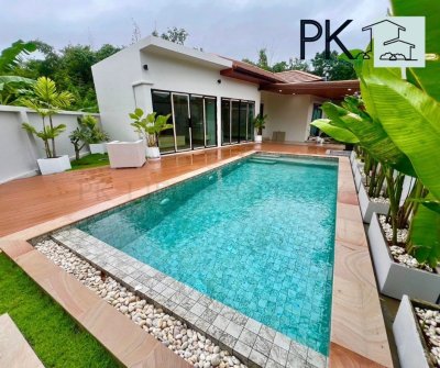 12R0382 ให้เช่า pool villa 3ห้องนอน 3ห้องน้ำ ราคา 65,000/เดือน โซนถลาง