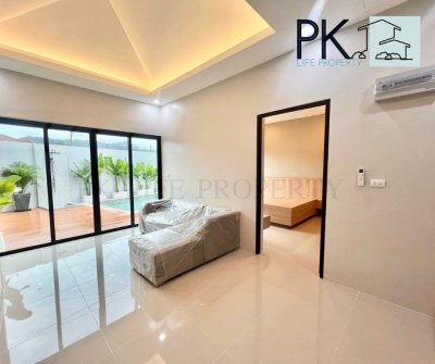 12R0382 ให้เช่า pool villa 3ห้องนอน 3ห้องน้ำ ราคา 65,000/เดือน โซนถลาง