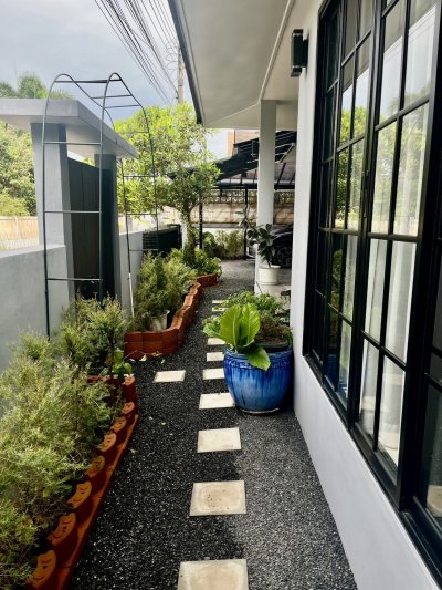 12R0388 ให้เช่าบ้านเดี่ยวชั้นเดียว 3ห้องนอน 3ห้องน้ำ ราคา 45,000/เดือน โซนถลาง