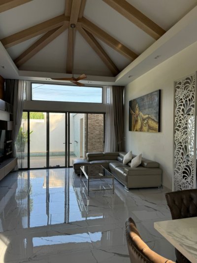 12R0406 Pool villa for rent 3 bedroom 2 bathroom 130,000/month at thalang