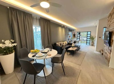 12R0433 ให้เช่าบ้านแฝดสองชั้น 3 ห้องนอน 2 ห้องน้ำ ราคา 32,000/เดือน โซนถลาง