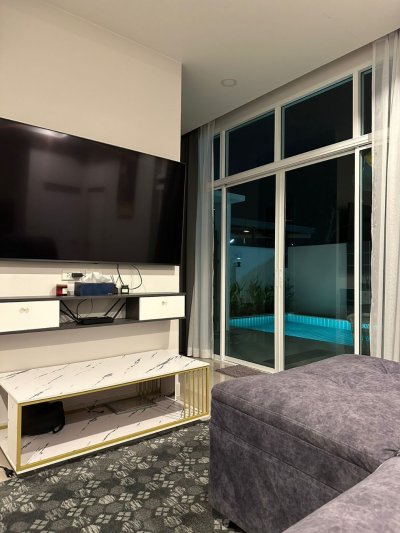 12R0443 ให้เช่า pool villa 2 ห้องนอน 2 ห้องน้ำ ราคา 50,000/เดือน โซนถลาง