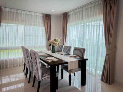 12R0481 ให้เช่าบ้านเดี่ยวสองชั้น 4 ห้องนอน 3 ห้องน้ำ ราคา 95,000/เดือน โซนถลาง