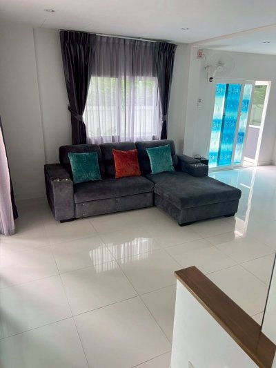12R0491 ให้เช่าบ้านเดี่ยวสองชั้น 3 ห้องนอน 2 ห้องน้ำ ราคา 55,000/เดือน โซนถลาง