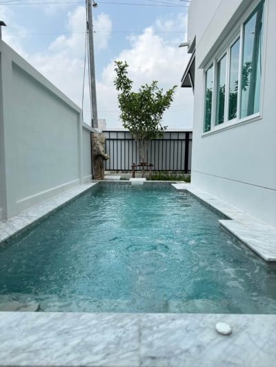12R0528 Pool villa ให้เช่า 3 ห้องนอน 3 ห้องน้ำ ราคา 90,000/เดือน โซนถลาง