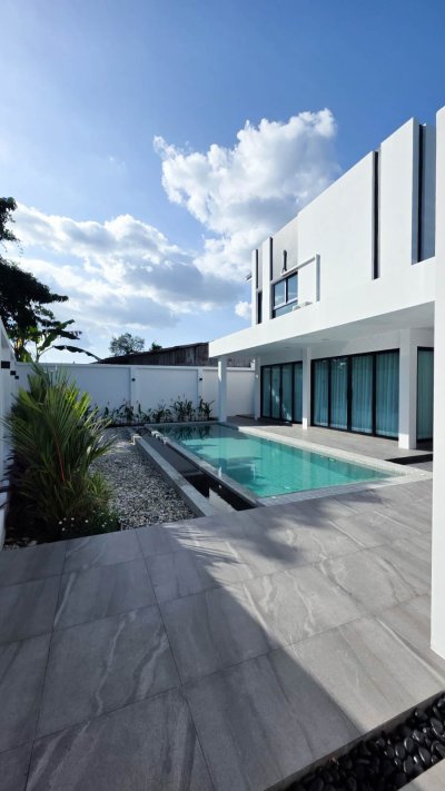 12R0539 ให้เช่า Pool villa 3 ห้องนอน 4 ห้องน้ำ ราคา 85,000/เดือน โซนถลาง