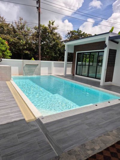 12R0557 Pool villa for rent 3 bedroom 2 bathroom 90,000/month at thalang