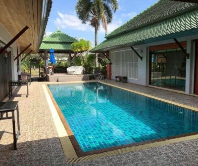 12R0568 Pool villa for rent 4 bedroom 3 bathroom 50,000/month at thalang