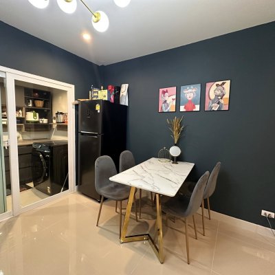 12R0572 ให้เช่าบ้านแฝดสองชั้น 3 ห้องนอน 3 ห้องน้ำ ราคา 38,000/เดือน โซนถลาง