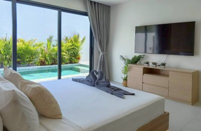 12R0576 ให้เช่า pool villa 3 ห้องนอน 3 ห้องน้ำ ราคา 128,000/เดือน โซนถลาง