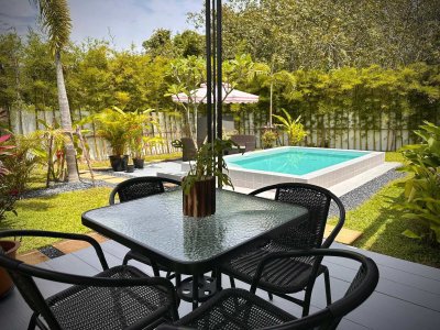 12R0603 ให้เช่า Pool villa 2 ห้องนอน 2 ห้องน้ำ ราคา 55,000/เดือน โซนถลาง