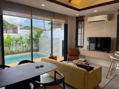 12R0608 Pool villa ให้เช่า 2 ห้องนอน 2 ห้องน้ำ ราคา 65,000/เดือน โซนถลาง