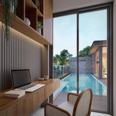 12S0079 ขายพูลวิลล่า ราคา 16,900,000 บาท 4 ห้องนอน 5 ห้องน้ำ โซนถลาง