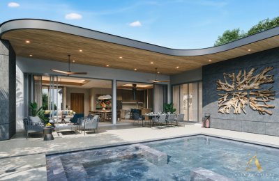 12S0112 ขายพูลวิลล่า ราคา 39,500,000 บาท 4 ห้องนอน 4 ห้องน้ำ โซนถลาง