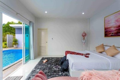 13R0100 Pool villa for rent 4 bedroom 4 bathroom 90,000/month at paklok,thalang