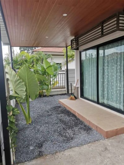 13R0117 House for rent 2 bedrooms 1 bathroom 13,000/month at paklok,thalang ready to move in.