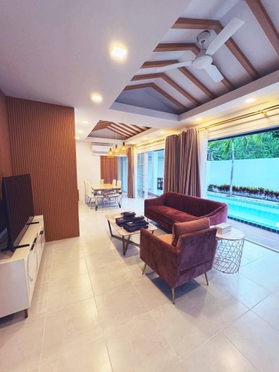 13R0154 ให้เช่า pool villa 2 ห้องนอน 2 ห้องน้ำ ราคา 85,000/เดือน โซนป่าคลอก,ถลาง