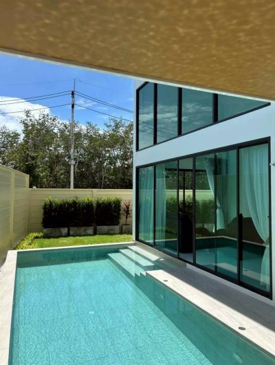 13R0215 ให้เช่า pool villa 3 ห้องนอน 3 ห้องน้ำ ราคา 75,000/เดือน โซนป่าคลอก,ถลาง