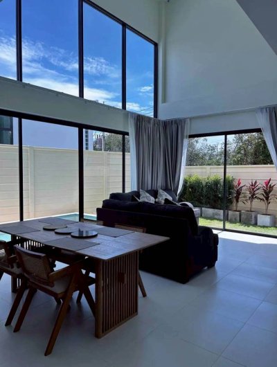 13R0215 ให้เช่า pool villa 3 ห้องนอน 3 ห้องน้ำ ราคา 75,000/เดือน โซนป่าคลอก,ถลาง