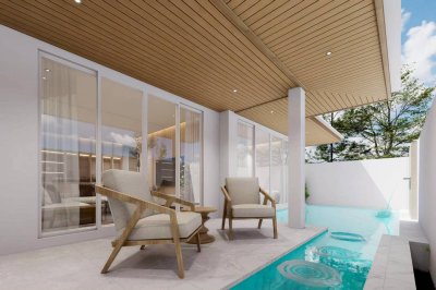 13R0217 ให้เช่า pool villa 3 ห้องนอน 4 ห้องน้ำ ราคา 120,000/เดือน โซนป่าคลอก,ถลาง