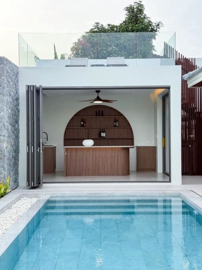 13R0221 ให้เช่า pool villa 3 ห้องนอน 4 ห้องน้ำ ราคา 120,000/เดือน โซนป่าคลอก,ถลาง