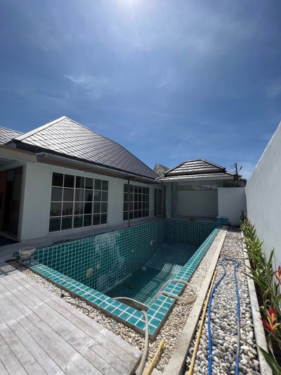 13S0026 Pool villa for sale 5,590,000 bath 2bedrooms 2bathrooms at paklok,thalang have fully furnished