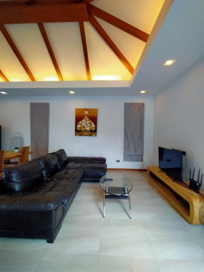 1R0090 ให้เช่า pool villa 2 ห้องนอน 2 ห้องน้ำ ราคา 60,000/เดือน โซนสนามบิน