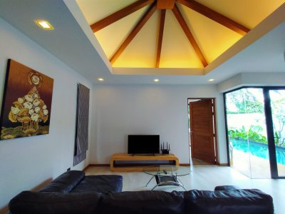 1R0090 ให้เช่า pool villa 2 ห้องนอน 2 ห้องน้ำ ราคา 60,000/เดือน โซนสนามบิน