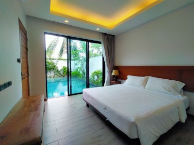 1R0090 ให้เช่า pool villa 2 ห้องนอน 2 ห้องน้ำ ราคา 60,000/เดือน โซนสนามบิน