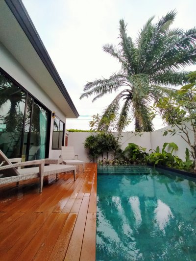 1R0090 ให้เช่า pool villa 2 ห้องนอน 2 ห้องน้ำ ราคา 60,000/เดือน โซนสนามบิน