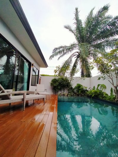 1R0090 ให้เช่า pool villa 2 ห้องนอน 2 ห้องน้ำ ราคา 60,000/เดือน โซนสนามบิน