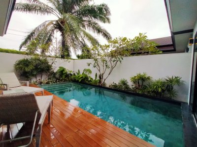 1R0090 ให้เช่า pool villa 2 ห้องนอน 2 ห้องน้ำ ราคา 60,000/เดือน โซนสนามบิน