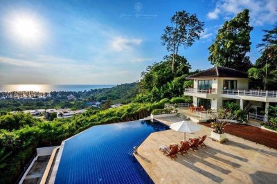 1R0097 This Seaview pool villa 3bedroom 3 bathroom 250,000/month close to Naithon beach