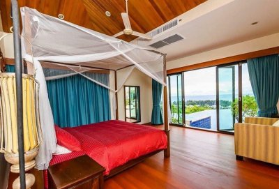 1R0097 This Seaview pool villa 3bedroom 3 bathroom 250,000/month close to Naithon beach