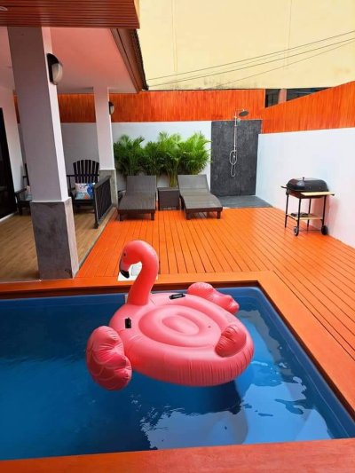 1R0127 ให้เช่า pool villa 2 ห้องนอน 3 ห้องน้ำ ราคา 70,000/เดือน ใกล้สนามบิน