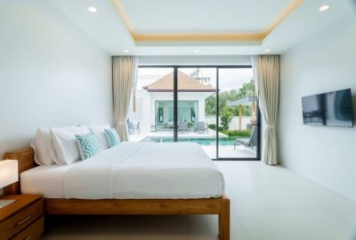 1R0149 Pool villa for rent 4 bedroom 4 bathroom 150,000/month near phuket airport have fully furnished